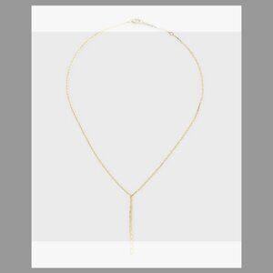LANA NWT 14k Gold Petite Malibu Lariat Necklace (Orig. $595) w/tax